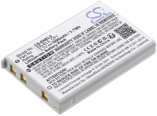 Main image of Battery for NIKON Coolpix 3700 4200 P100 P3 P330 P340 P4 P510 P90 S10 CP1 EN-EL5