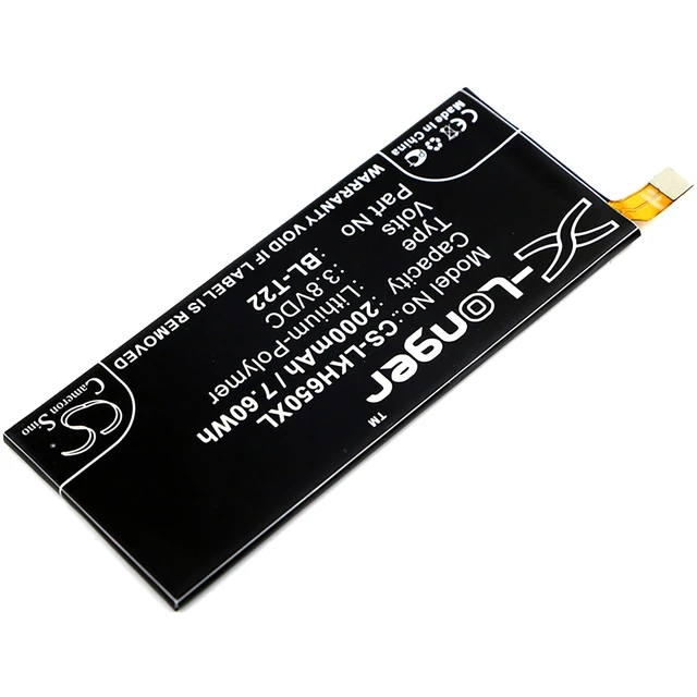 Alt view image 2 of 4 - Battery for LG Class 4G F620S H650 H650AR H650E H650K Zero BL-T22 EAC63158201