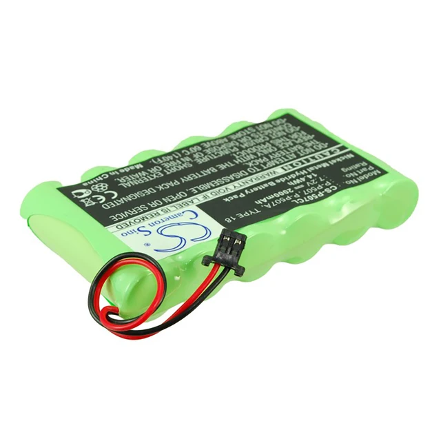 Alt view image 3 of 5 - Battery for Panasonic KX-TG2000 KX-TG4000 P-P507 P-P507A PQP50AA61 TYPE 18 Ni-MH