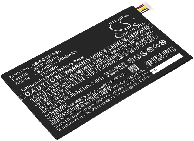 Main image of Battery for Samsung Galaxy Tab 3 8.0 Tab3 SM-T310 T315 AAaD415JS/7-B SP3379D1H