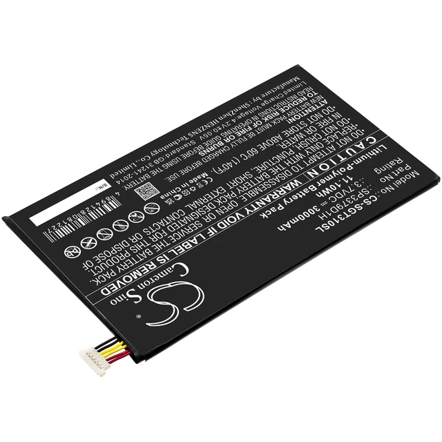 Alt view image 2 of 6 - Battery for Samsung Galaxy Tab 3 8.0 Tab3 SM-T310 T315 AAaD415JS/7-B SP3379D1H