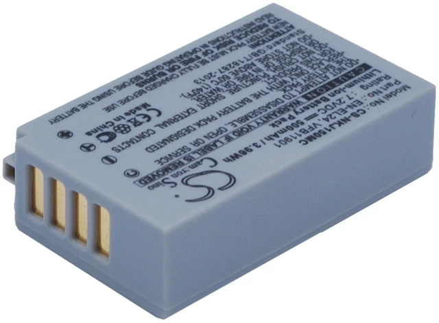 Main image of Battery for Nikon 1 J5 EN-EL24 ENEL24 VFB11901 Camera CS-NKJ150MC 7.2v 500mAh