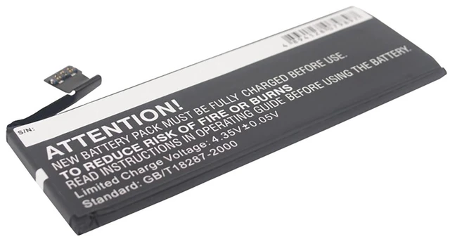 Alt view image 3 of 6 - Battery for Apple iPhone 5C A1456 A1507 A1532 616-0667 G69TA007H PP11AT11S-1