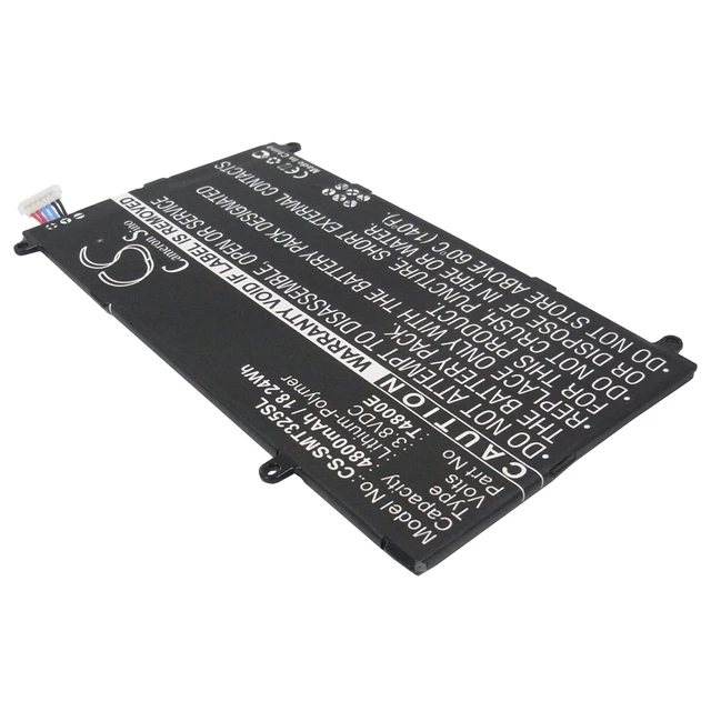 Alt view image 2 of 6 - Battery for Samsung Galaxy TabPRO 8.4 LTE-A SM-T320 T321 SM-T325 SM-T327A T4800E