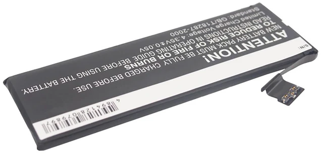 Alt view image 4 of 6 - Battery for Apple iPhone 5C A1456 A1507 A1532 616-0667 G69TA007H PP11AT11S-1