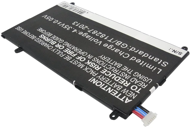 Alt view image 3 of 6 - Battery for Samsung Galaxy TabPRO 8.4 LTE-A SM-T320 T321 SM-T325 SM-T327A T4800E
