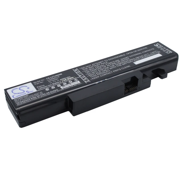 Alt view image 2 of 5 - Battery for Lenovo IdeaPad Y460 L09L6D16 L09N6D16 L09S6D16 L10L6Y01 LO9N6D16