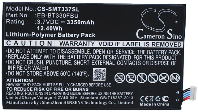 Main image of Battery for Samsung Galaxy Tab 4 8.0 Tab4 8.0" SM-T330NU SM-T337A EB-BT330FBU