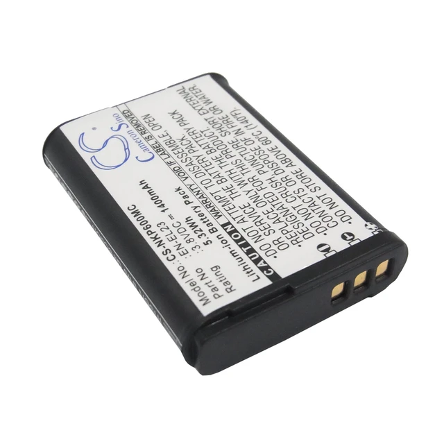 Alt view image 2 of 5 - Battery for Nikon Coolpix P600 P610 P610s P900 P900s S810c ENEL23 EN-EL23 1400mA