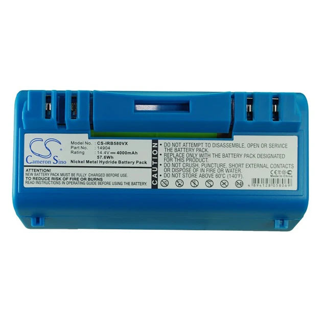 Alt view image 5 of 5 - Vacuum Battery for iRobot 14904 Scooba 330 340 350 390 5800 5900 5910 5930 6000