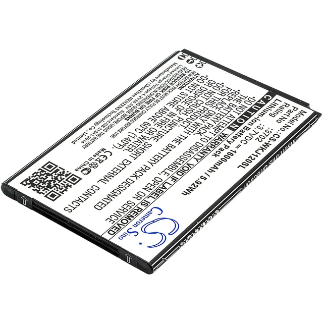 Alt view image 2 of 5 - Battery for Wiko Jerry Lenny 1 2 3 Sunny Plus 3702 Mobile SmartPhone CS-WKJ120SL