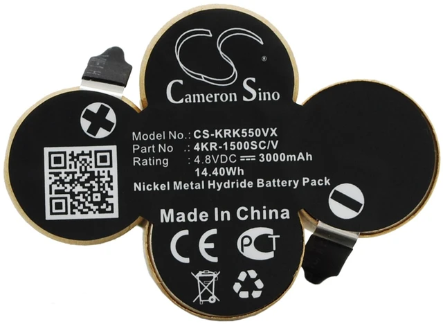 Main image of Vacuum Battery for KARCHER 4KR-1500SC/V Broom K55 Plus Pet Brush Sweeper 3000mAh
