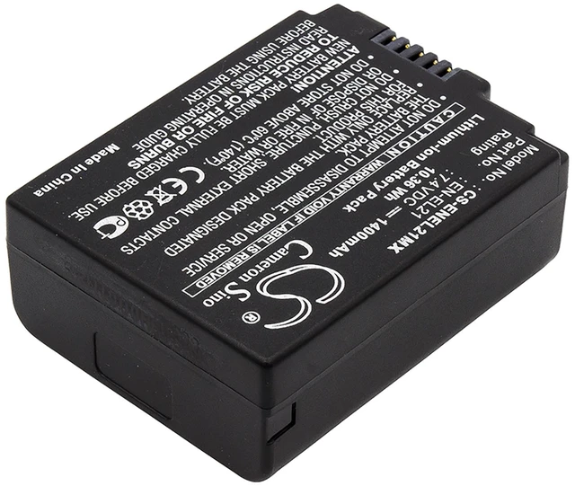 Alt view image 2 of 5 - Battery for Nikon EN-EL21 1 V2 1V2 Camera ENEL21 CS-ENEL21MX 7.4v 1400mAh