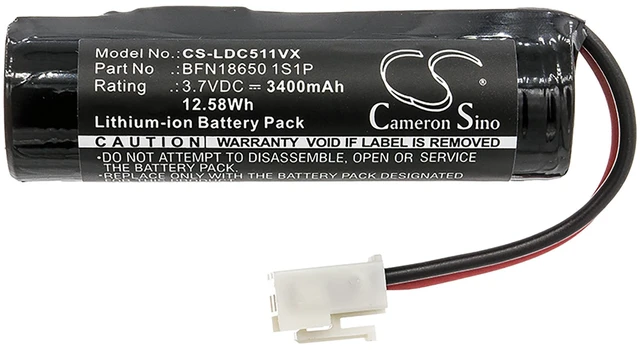 Alt view image 3 of 4 - Vacuum Battery for Leifheit BFN18650 1S1P 51000 51002 51113 51114 Dry Clean
