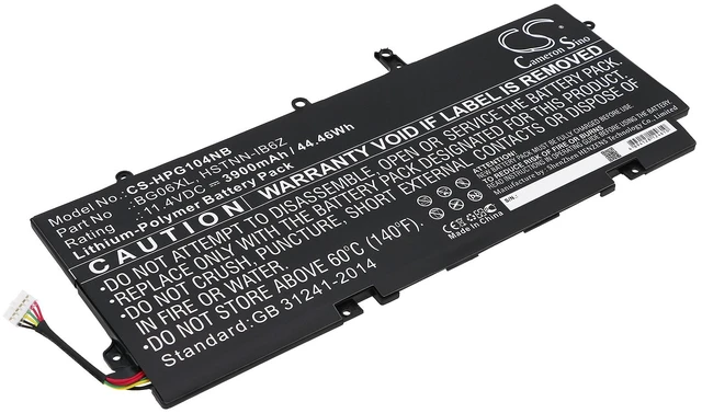 Main image of Battery for HP 1040 EliteBook G3 X3Q00US 805096-001 805096-005 BG06XL HSTNN-Q99C