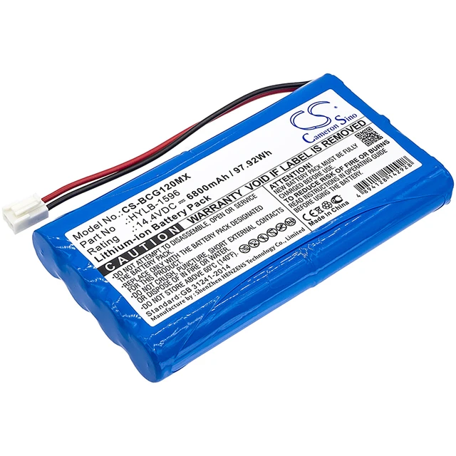 Main image of Battery for Biocare IE12A HYLB-1596 IE12 CS-BCG120MX 14.4v 6800mAh 97.92Wh