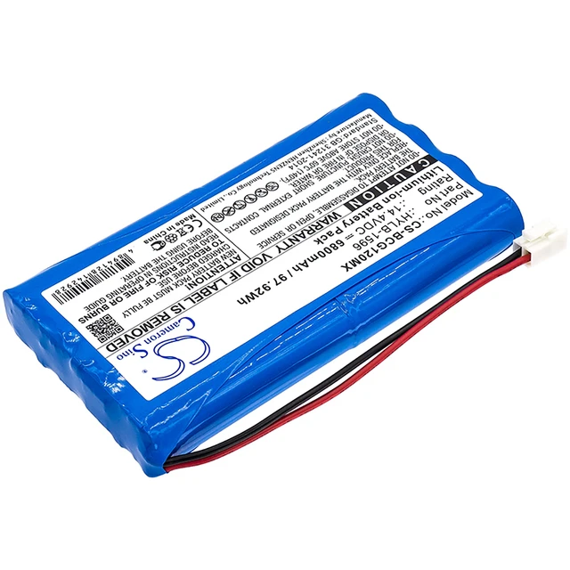 Alt view image 2 of 4 - Battery for Biocare IE12A HYLB-1596 IE12 CS-BCG120MX 14.4v 6800mAh 97.92Wh