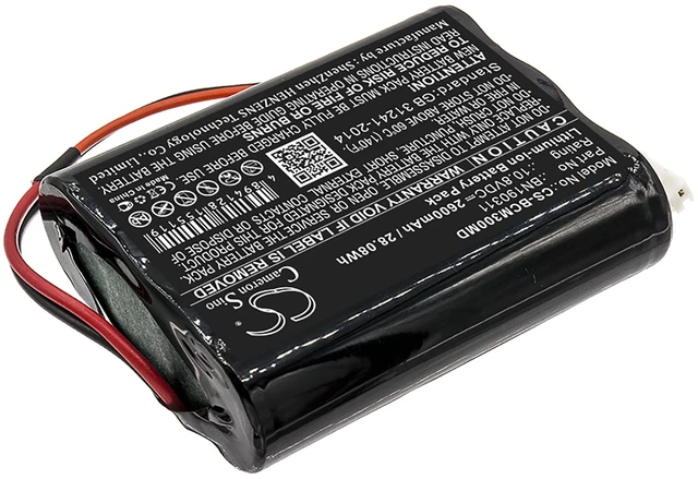 Alt view image 2 of 5 - Battery for Bionet BM3 BM3Vet BM3VET Next Monitor BM5Vet BN190311 CS-BCM300MD