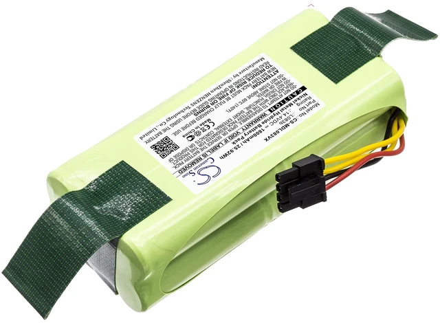 Alt view image 2 of 4 - Vacuum Battery for Midea L083b R1-L081A R1-L083B R1-L085B 14.4V 1800mAh Ni-MH