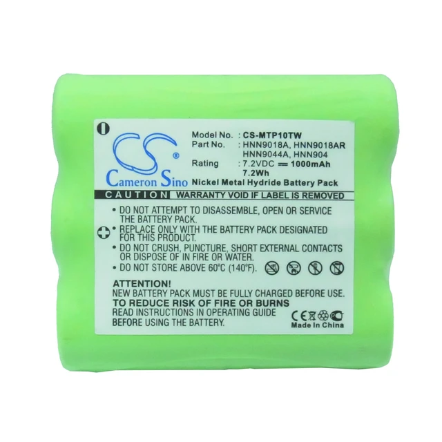 Alt view image 5 of 5 - Battery for Motorola HNN9018 HNN9233A AP10 AP50 CP10 CP50 HT10 SP10 SP50 SV10