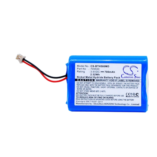 Main image of Battery for BrandTech Multichannel Transferpette 705500 CS-BTH500MD 3.6v 700mAh