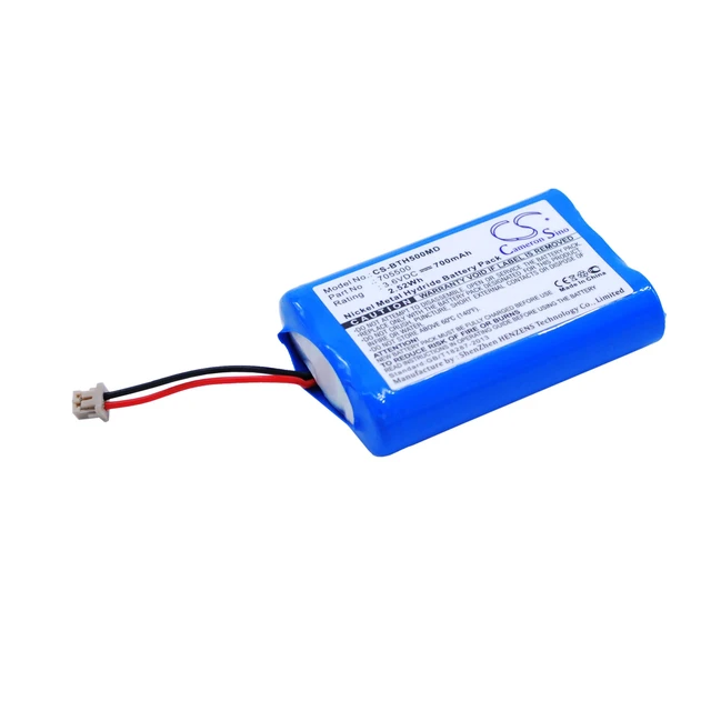 Alt view image 2 of 6 - Battery for BrandTech Multichannel Transferpette 705500 CS-BTH500MD 3.6v 700mAh
