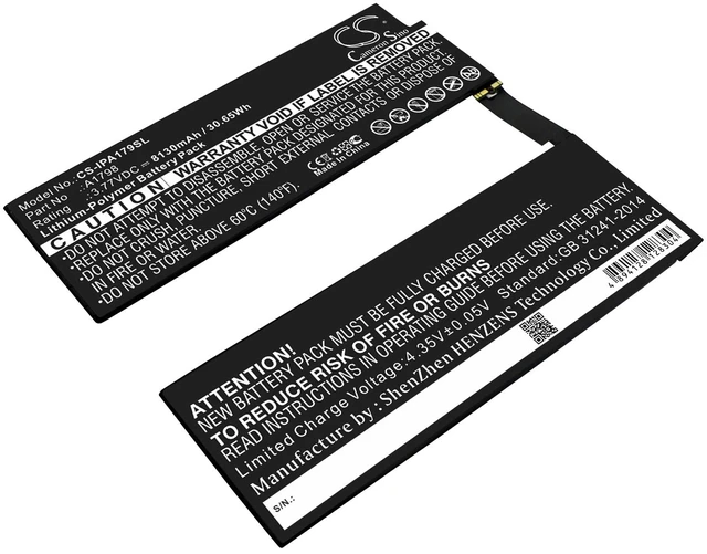 Main image of Battery for Apple A1701 A1709 A1852 iPad Pro 10.5 2017 10.5" MPDY2LL/A A1798