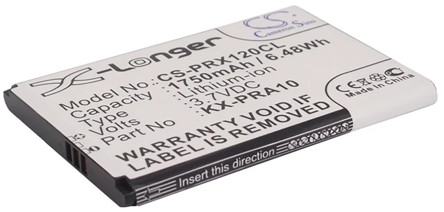 Main image of Battery for Panasonic KX-PRX110 KX-PRX110GW KX-PRX120GW PRX150GW KX-PRA10 1750mA
