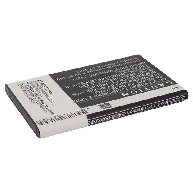 Alt view image 3 of 5 - Battery for Panasonic KX-PRX110 KX-PRX110GW KX-PRX120GW PRX150GW KX-PRA10 1750mA