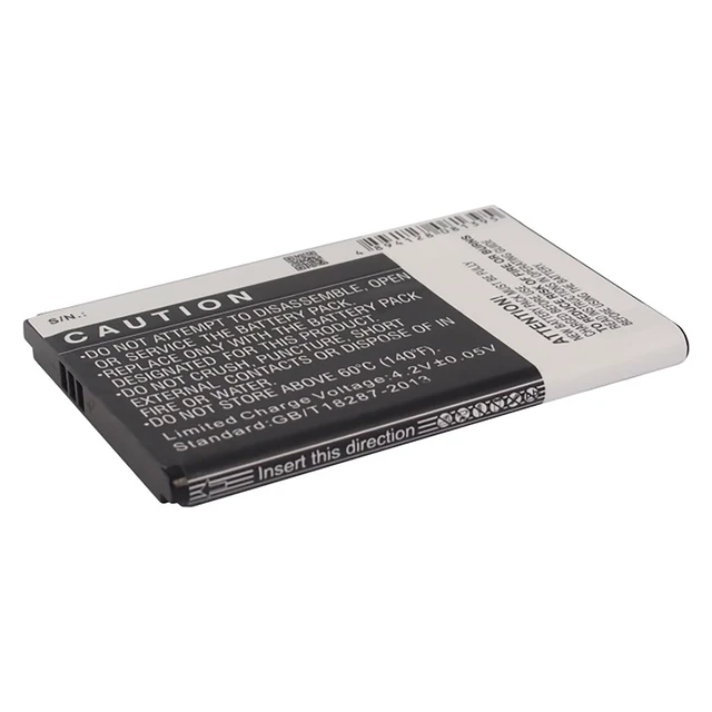 Alt view image 4 of 5 - Battery for Panasonic KX-PRX110 KX-PRX110GW KX-PRX120GW PRX150GW KX-PRA10 1750mA