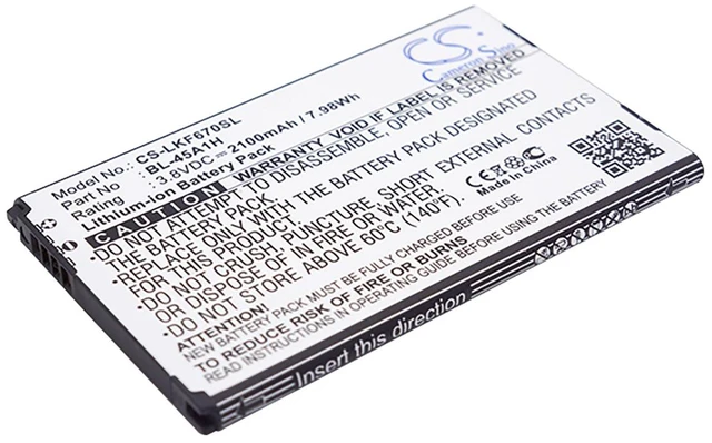 Main image of Battery for LG K10 LTE 4G K425 K428 K420n K410 Premier Q10 BL-45A1H EAC63158301
