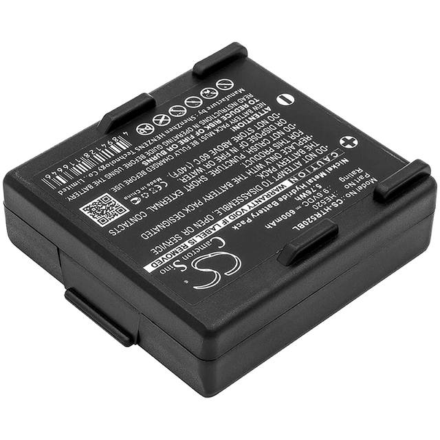 Alt view image 2 of 5 - Battery for Hetronic 68300510 68300520 68300525 Nova Ergo FBH300 FBH900 HE520