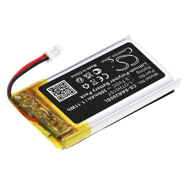 Alt view image 2 of 7 - Battery for Samson 1-OTH0157 Micro AR2 receiver Swar2 Airline CS-SAR200SL 3.7V