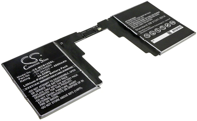 Main image of Battery for Microsoft Surface Book 3 13.5 Keyboard G3HTA065H CS-MCR135SL 11.36v