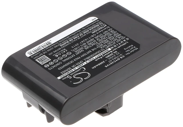Alt view image 4 of 6 - Battery for Dyson DC30 DC31 DC34 DC35 DC44 DC45 DC56 DC57 967813-03 CS-DYC351VX