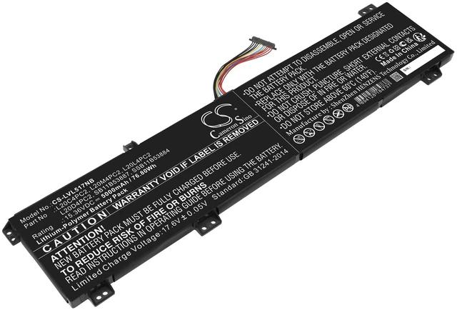 Main image of Battery for Lenovo Legion 5 L20C4PC2 L20D4PC2 L20L4PC2 L20M4PC2 SB11B53887