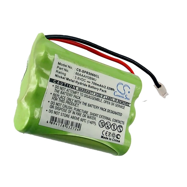 Alt view image 5 of 6 - Battery for GP Audioline 1000 Samsung SPR-5050 SPR-5060 Thomson T7400 60AAAH3BMU