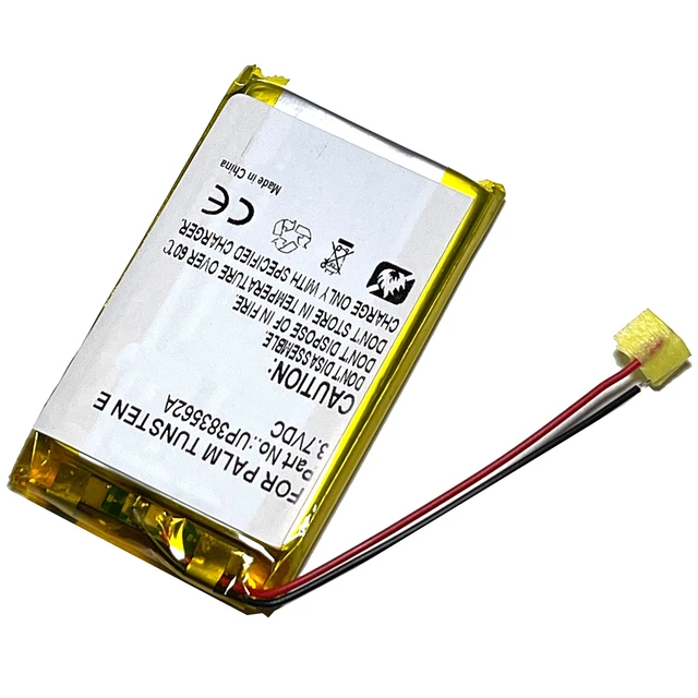 Alt view image 4 of 4 - Battery for Palm Tungsten E, T5, TX, PDA - UP383562A US383562A A6 Li-Polymer