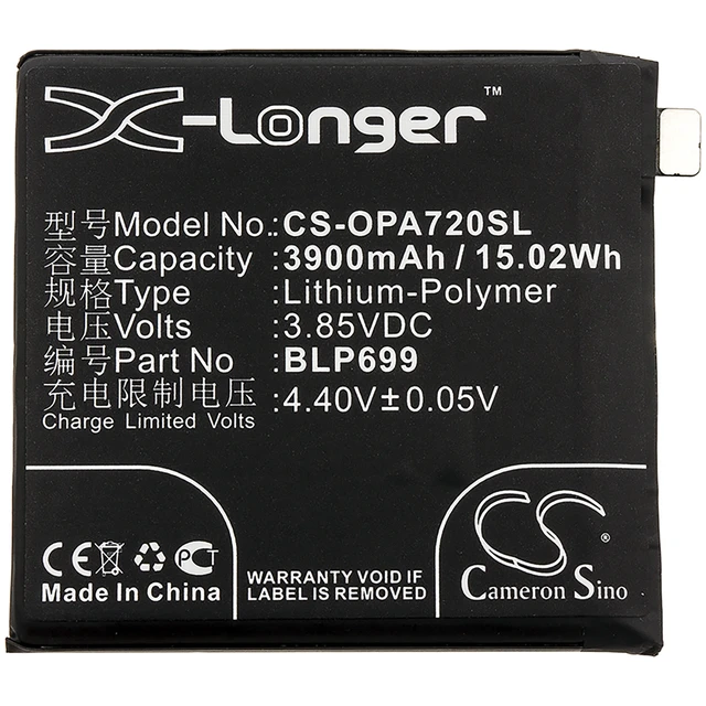Alt view image 3 of 4 - Battery for OnePlus BLP699 7 Pro GM1910 Premium Edition Dual SIM GM1915 GM1913