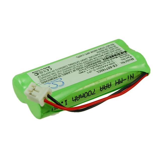 Alt view image 2 of 5 - Battery for Sagem D16T Duo 2 D18T D21T 2SN-AAA55H-S-JP1 CS-SDT160CL 2.4v 700mAh