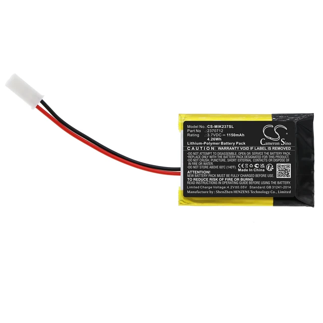 Alt view image 5 of 7 - Battery for MINN KOTA iPilot Link Marine Remote 2016 Earlier 2370712 CS-MIK237SL