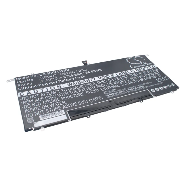 Alt view image 2 of 6 - Battery for HP Spectre 13 Pro 3000 TPN-F111 734746-421 734998-001 HSTNN-LB50