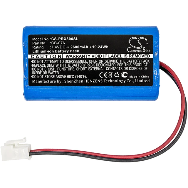 Alt view image 3 of 4 - Battery for Promax 8 Premium CATV TV Antenna Analyser CB-076 CS-PRX800SL 2600mA