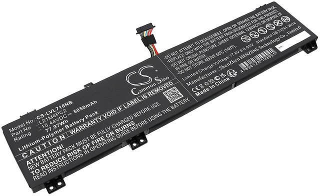 Main image of Battery for Lenovo Legion 7 16IAX7 L21C4PC2 L21L4PC2 L21M4PC2 CS-LVL716NB 15.44V