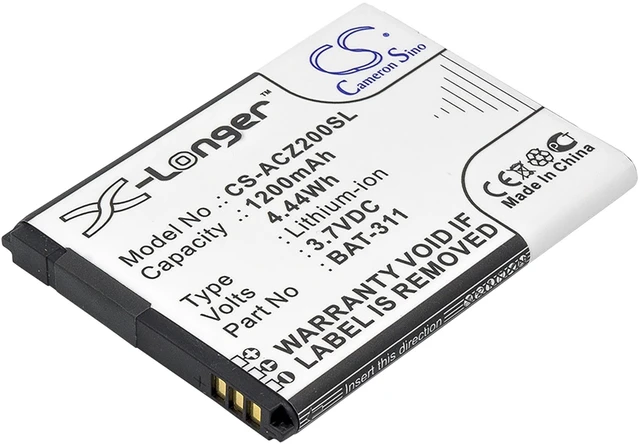 Main image of Battery for Acer BAT-311 1ICP5/43/55 KT.0010S.011 Liquid Z200 M220 Z220 Duo