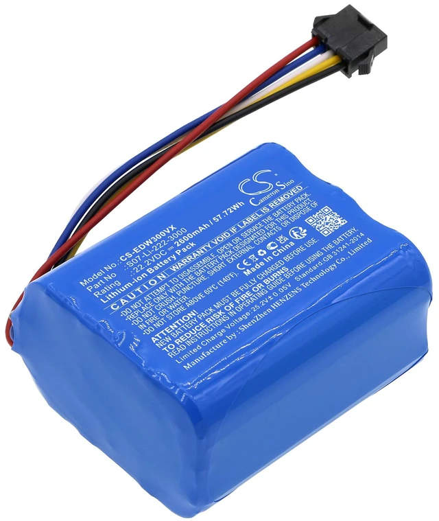 Main image of Battery for Ecovacs 10002221 S07-Li-222-3000 WA30 WA50 Winbot X CS-EDW300VX