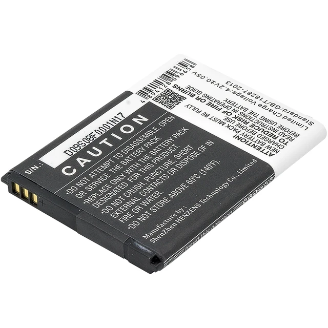 Alt view image 3 of 5 - Battery for Acer BAT-311 1ICP5/43/55 KT.0010S.011 Liquid Z200 M220 Z220 Duo