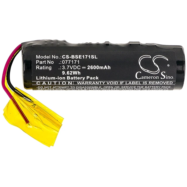 Alt view image 3 of 4 - Battery for BOSE 423816 SoundLink Micro 077171 Speaker CS-BSE171SL 3.7v 2600mAh
