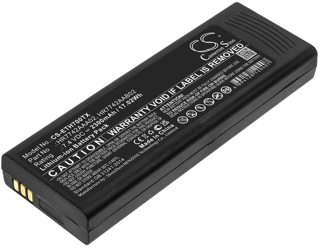 Main image of Battery for EADS HR7742AAA02 HR7742AAB02 Cassidian P3G TPH700 CS-ETH700TX 7.4V