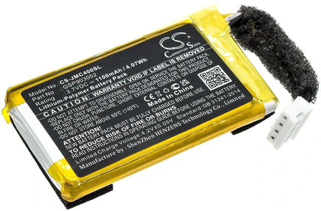 Main image of Battery for JBL AN0402-JK0009880 Clip 4 GSP903052 Speaker CS-JMC400SL 1100mAh